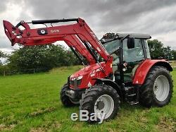 Massey Ferguson 5610 4wd Loader Tractor 2013 VERY LOW HOURS MF/Quicke. EXTRAS