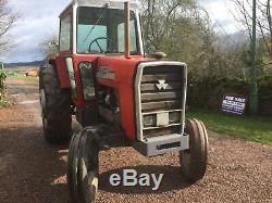 Massey Ferguson 595 2wd antique tractor, Perkins engine