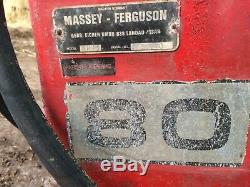 Massey Ferguson 80 Loader And Bucket