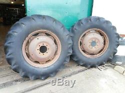 Massey Ferguson MF165, MF175 Rear 16.9 x 28 Rims/Tyres (pair) NVC092E