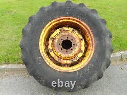 Massey Ferguson MF65, MF165, MF175 16.9/14 X 28 Tyres/Rims NVC589E