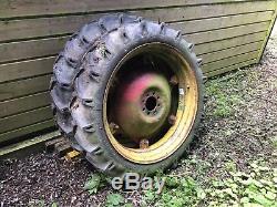 Massey Ferguson T20 TE20 FE35 Tractor Row Crop Wheels + Tyres