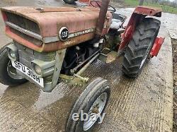 Massey Ferguson tractor 135 multipower With 5ft Spares or Repair Topper