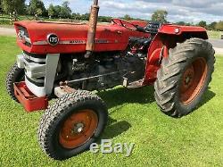 Massey ferguson 135 tractor with power steering 3000 genuine hours one owner fro