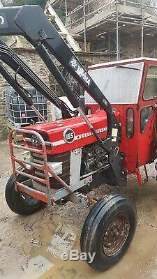 Massey ferguson 165 tractor Power loader Duncan Cab and Power Steering NO VAT