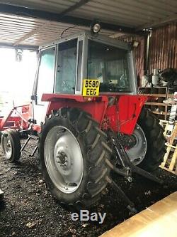 Massey ferguson 675 tractor with MF 80 loader