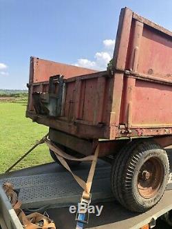 Massey ferguson / Weeks 22 3Ton Tipping Trailer To Fit Tractor