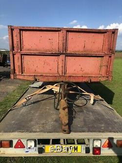 Massey ferguson / Weeks 22 3Ton Tipping Trailer To Fit Tractor