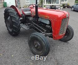 Massey ferguson mf 35 mf35 tractor 1959 petrol tvo live drive not 35x or 3 cyl