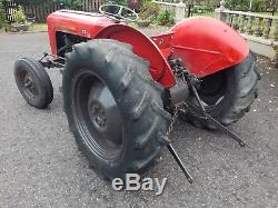 Massey ferguson mf 35 mf35 tractor 1959 petrol tvo live drive not 35x or 3 cyl