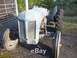 Massey ferguson petrol tvo 1951 with v5 and brand new old style number plates