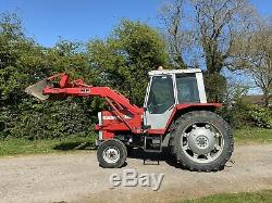 Massey ferguson tractor 675 With Loader And Extras