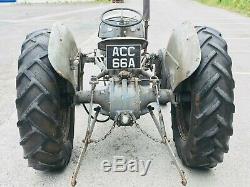 Massey ferguson tractor road registered late 1940s famous grey Fergie orginal