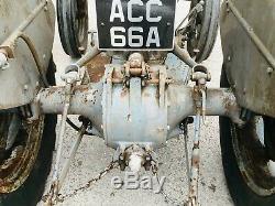 Massey ferguson tractor road registered late 1940s famous grey Fergie orginal