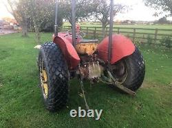 Massey ferguson vintage tractor 35 x 3 cylinder grass tyres