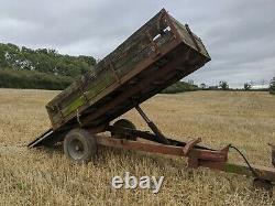 Mf 3 Ton Farm Tipping Trailer With Bale Extension And Hay Rave Nice Project
