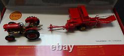 Model Tractor Massey Ferguson 35 Deluxe With No3 Trail Baler LIMITED EDITION