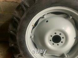 New 12.4-28 Rear Wheels and Tyres To Fit MF and Ford