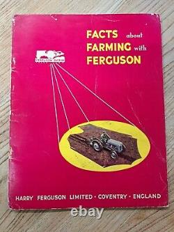 Original Ferguson Booklet Facts About Farming With Ferguson RARE