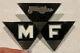 Original Massey Ferguson 65 Front Badge