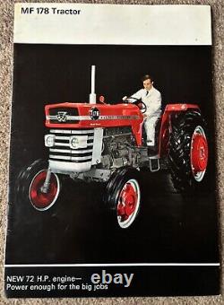 Original Massey Ferguson MF 178 Tractor Specification Booklet