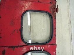 Pair Vintage Tractor Doors Massey Ferguson Lambourne Cab Door & Glass Red
