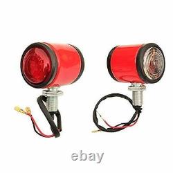 Red Headlamp Butler Style Lamp Brackets Light Switch Suitable Massey Ferguson Tr