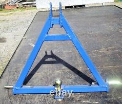 Tractor Mounted Ball or Clevis Hitch 3 Point Linkage
