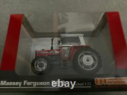 Universal Hobbies 1/32 Massey Ferguson 590 4wd Tractor silver cab