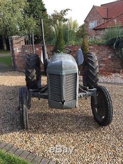 Vintage Grey Massey Ferguson Tractor