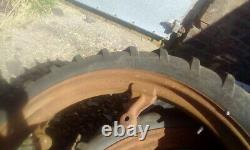 Vintage Massey Ferguson Row Crop Tractor Wheels & Tyres 6.00-36 8 Ply